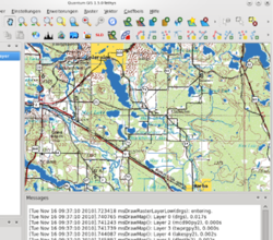 Интерфейс QGIS